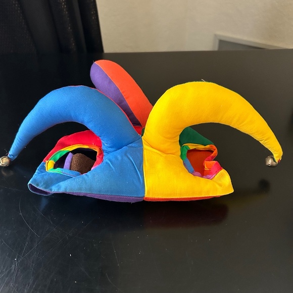Flytes of Fancy Mardi Gras Jester Hat for Dogs. Size M. NWT - Picture 1 of 5